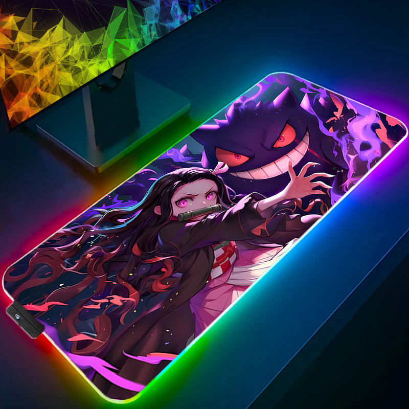 Tech Accessories For Office Desk - RGB แผ่นรองเมาส์ขนาดใหญ่โต๊ะ Mats อุปกรณ์เสริมสําหรับเล่นเกม PC XXL