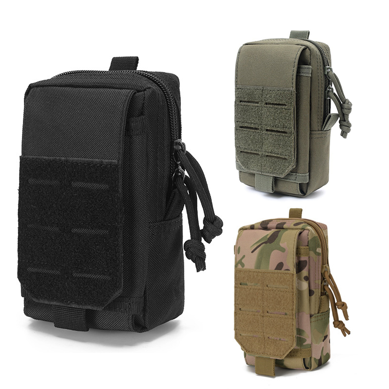 Tech Wear Accessories - กระเป๋าผู้ชายพิเศษเข็มขัดกันน้ํากระเป๋าโทรศัพท์มือถือ MOLLE EDC Survival Kit กระเป๋าสตางค์กระเป๋าเป้สะพายหลัง