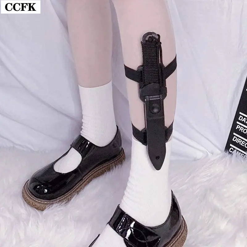Tech Wear Accessories - แหวนขา Goth น่ารักๆมีดฮาราจูกุ Lolita สาวคลับคอสเพลย์อุปกรณ์เสริมสายรัดขาอะนิเมะ