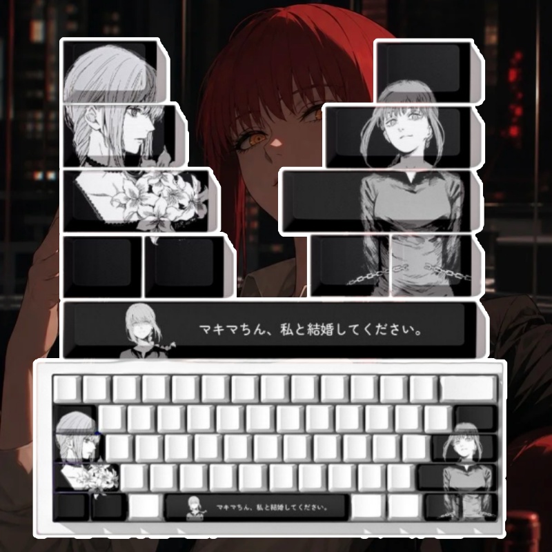 คีย์แคปธีมอนิเมะ Chainsaw Man  - Tech Gaming Accessories บทวิจารณ์และราคา