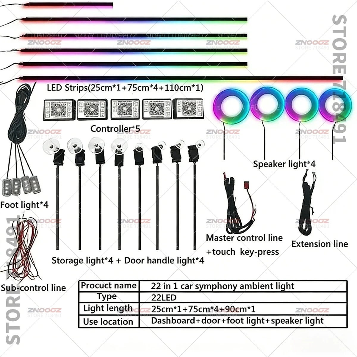 ไฟตกแต่งภายในรถยนต์อะคริลิค RG - Tech Lighting Accessories บทวิจารณ์และราคา