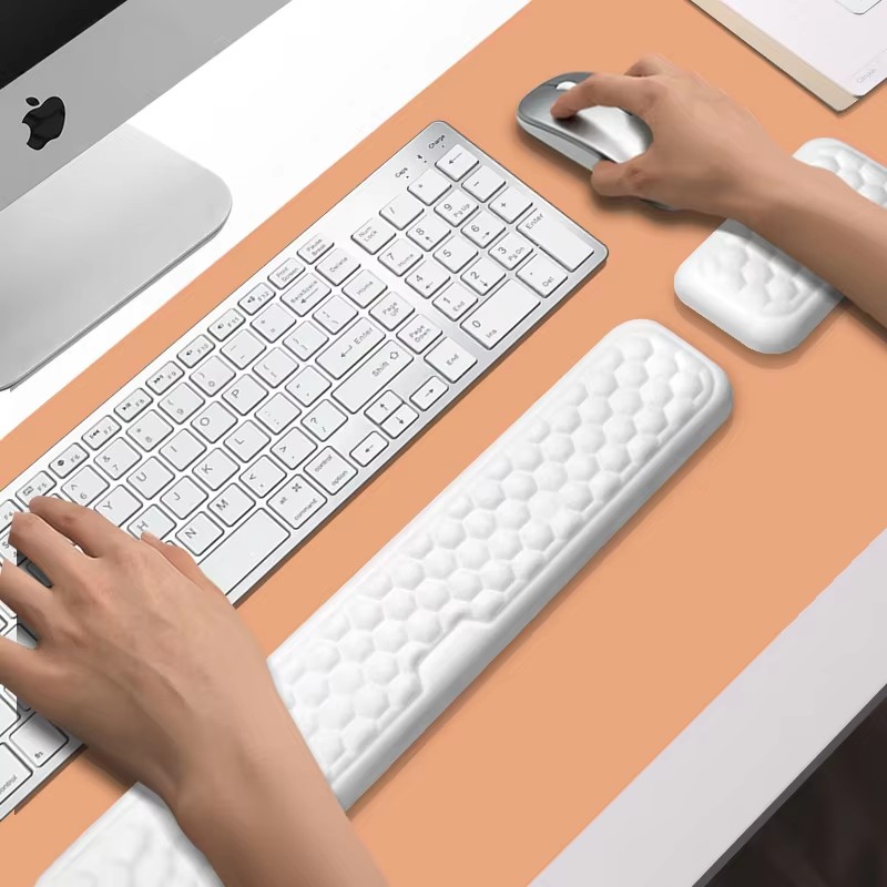 ส่วนที่เหลือข้อมือตามหลักสรีรศ - Keyboard Wrist Pad Leather บทวิจารณ์และราคา