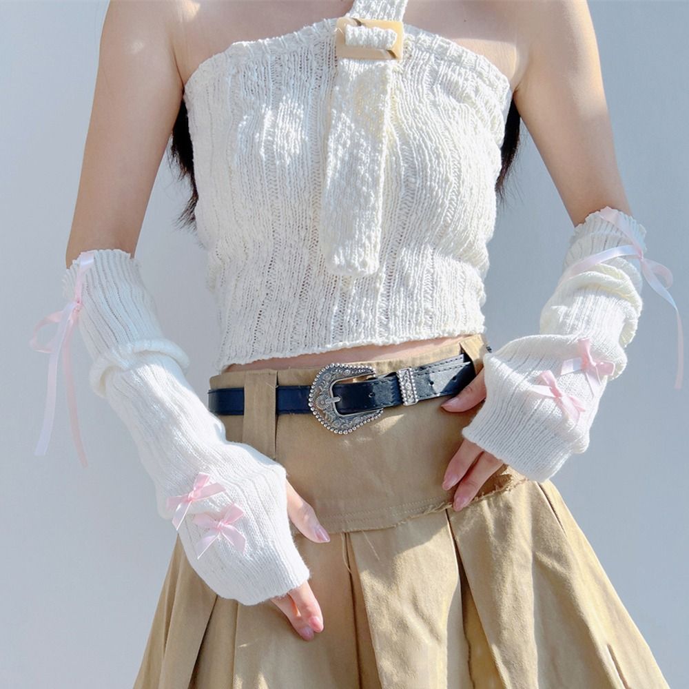 ถุงมือถักครึ่งนิ้วเย็นไม่มีนิ้ - Tech Wear Accessories บทวิจารณ์และราคา