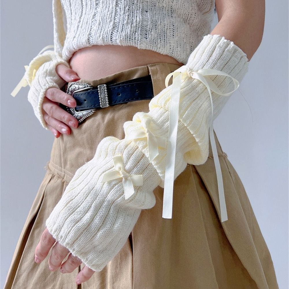 ถุงมือถักครึ่งนิ้วเย็นไม่มีนิ้ - Tech Wear Accessories บทวิจารณ์และราคา