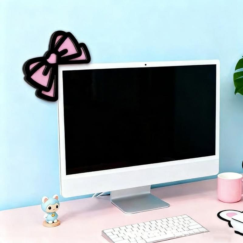 โบว์ไม้ตกแต่งหน้าจอ 1/2 ชิ้น น - Tech Gaming Accessories บทวิจารณ์และราคา