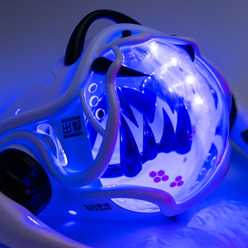 Cyberpunk สไตล์ LED Mech หน้าก - Tech Wear Accessories บทวิจารณ์และราคา