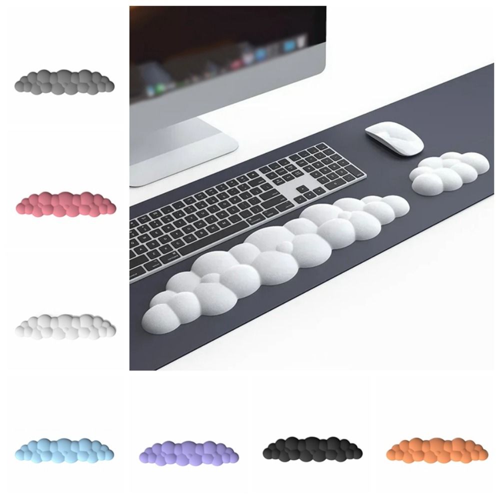แผ่นรองข้อมือรูปทรงเมฆนุ่ม แผ่ - Keyboard Wrist Pad Leather บทวิจารณ์และราคา