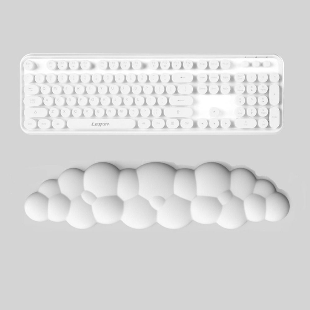 แผ่นรองข้อมือรูปทรงเมฆนุ่ม แผ่ - Keyboard Wrist Pad Leather บทวิจารณ์และราคา