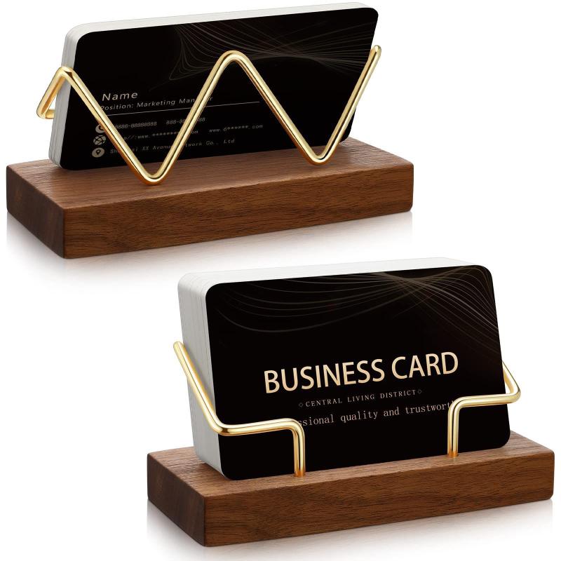 【A8】ที่ใส่นามบัตรไม้ ที่จัดระเ - Tech Accessories For Office Desk บทวิจารณ์และราคา