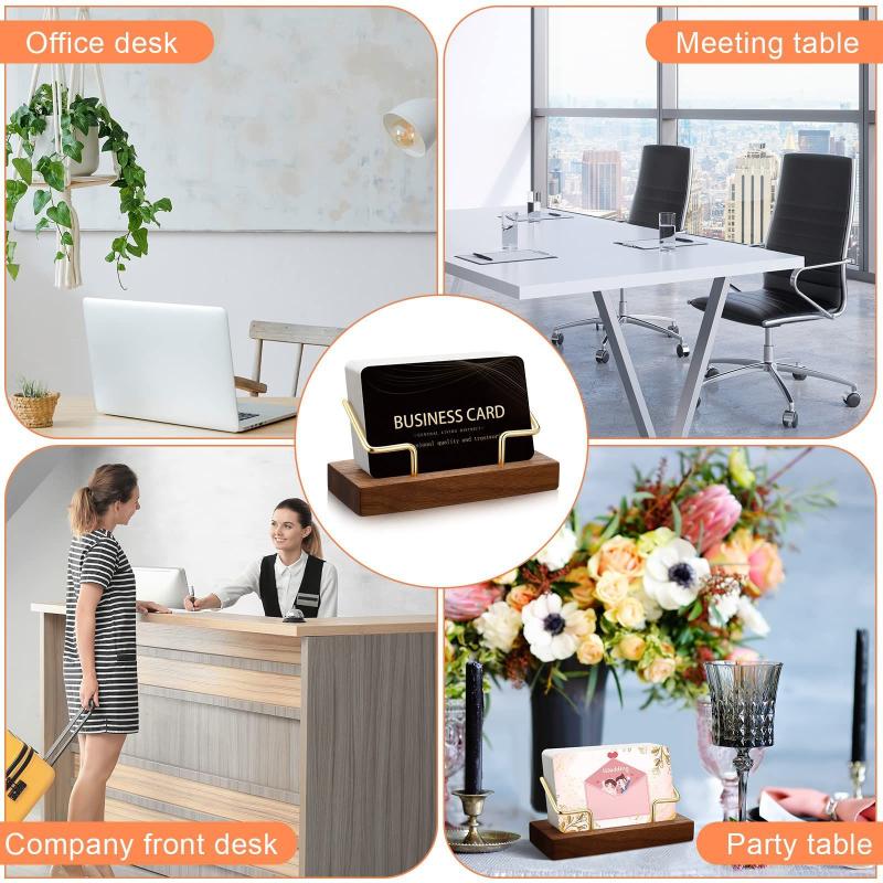【A8】ที่ใส่นามบัตรไม้ ที่จัดระเ - Tech Accessories For Office Desk บทวิจารณ์และราคา