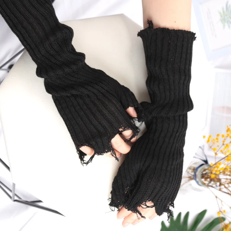 1 คู่ Punk หักถุงมือ Unisex ถั - Tech Wear Accessories บทวิจารณ์และราคา